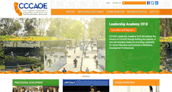 Desktop Screenshot of cccaoe.org