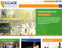 Tablet Screenshot of cccaoe.org